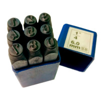 Клейма цифр. 6 мм стальные