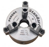 Патрон токарный 3х кулачковый Т535-200-6 со сборными кулачками конус 6 Poreba