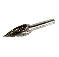 Борфреза твердоспл. гипербол. с точеч.торц. d 6х18х6х65 (G061806) Х-образн.насечка