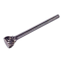 Борфреза твердоспл. конич.с обратным конусом грушевидная D 6R 6х3,5х48 х-к 3мм