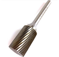 Борфреза твердоспл. цилиндр. d10х20х6х65 спиральная насечка