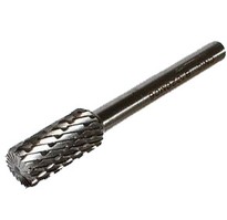 Борфреза цилиндрическая d 10х20х6х65 Р6М5 Х-образн. насечка с заточ.торцем