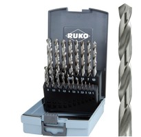 Набор сверл по металлу Ruko HSS-R  1-10мм DIN338 19шт (Германия)