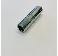 Головка торцевая 14 мм удл. (крепление 1/4 6 граней)  Cr-V