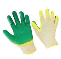 Перчатки х/б ДВОЙНОЙ ОБЛИВ латексные