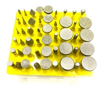 Набор головок алмазных из 50 шт D 3,0 мм по камню и стеклу