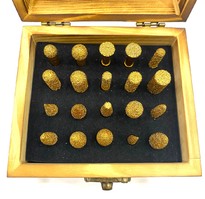 Набор головок алмазных из 20 шт D 6,0 мм по камню и стеклу