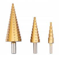 Набор ступенчатых сверл (4-12 / 4-20 / 4-32)  HSS TIN