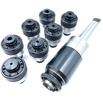 Патрон резьбонарезной КМ3 / М12-М24  с набором головок из 7 шт (GT24)