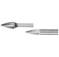 Борфреза твердоспл. сфероконич. d 8х22х6х65 14° 1,4 (L082206) X-образн. насечка