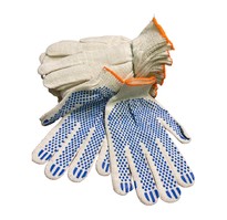 Перчатки х/б с ПВХ 5 нитей (упаковка 10шт.)