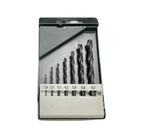 Набор сверл по металлу 1,6-8,5 мм 7 штук HSS