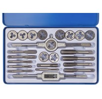 Набор метчиков и плашек М5-М12 + воротки 24поз.