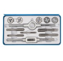 Набор метчиков и плашек UNC (1/4-1/2-3/8-5/16-7-16) + воротки 12поз.