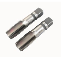 Метчик дюймовый 1 1/4 UNC 60° 9ХС комплект из 2-х шт. (7 ниток/дюйм)