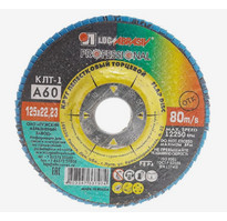 Круг лепестковый торцевой 125х22 14А Р 60