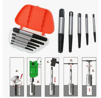 Набор экстракторов для выворачивания сорванных винтов из 5-ти штук (М3-М6) - (М14-М18)