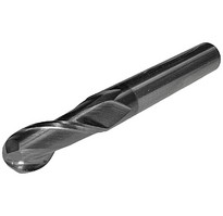 Фреза сферическая (радиусная) твердосплавная цельная 10 Z=2 R5