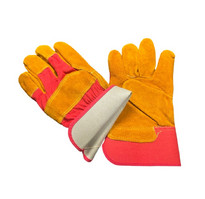 Перчатки спилковые комбинированные премиум